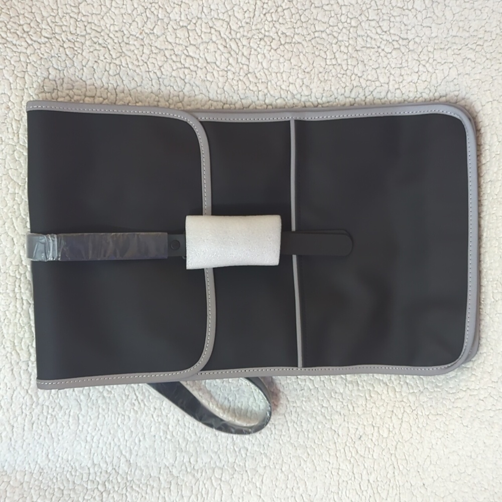 NWT RAINS Backpack black and reflective silver waterproof